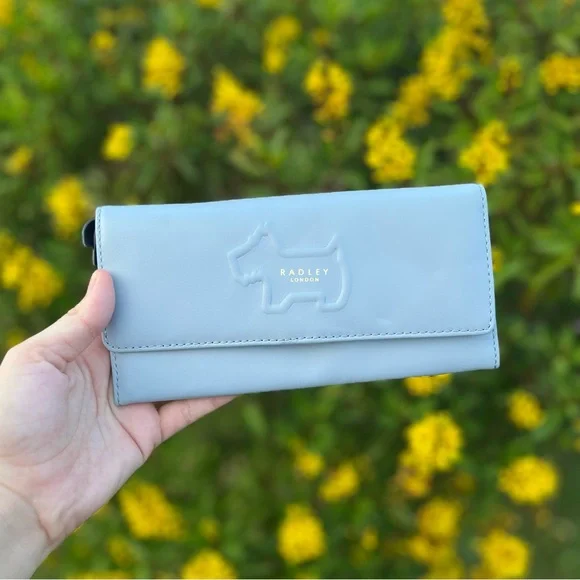 Radley London Dog Outline Blue Wallet - Picture 5 of 16